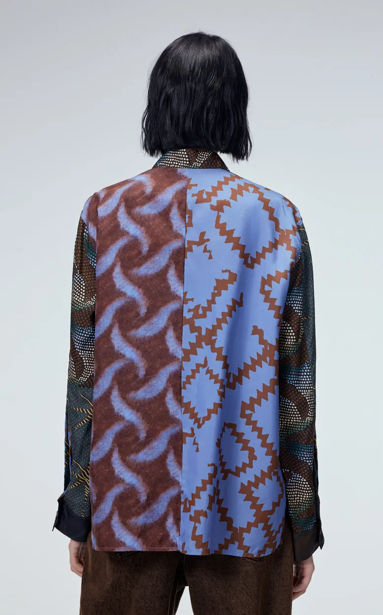 Shirt / JNBY Silk Gradient Print Long-sleeved  Shirt