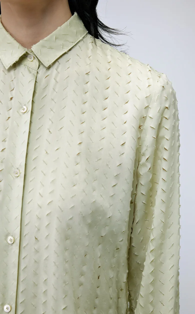 Shirt / JNBY Silk Long-sleeved Shirt(61% Viscose 39% Silk)