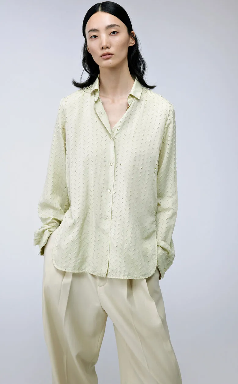 Shirt / JNBY Silk Long-sleeved Shirt(61% Viscose 39% Silk)