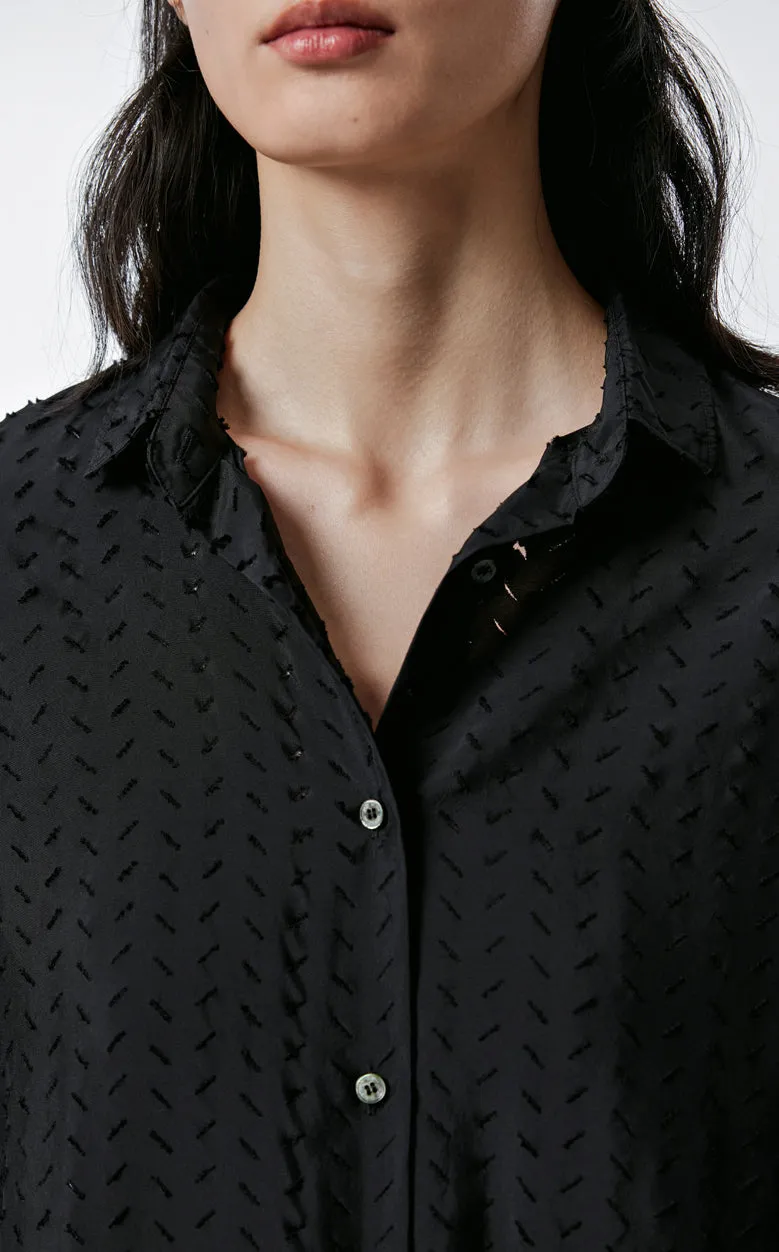 Shirt / JNBY Silk Long-sleeved Shirt(61% Viscose 39% Silk)
