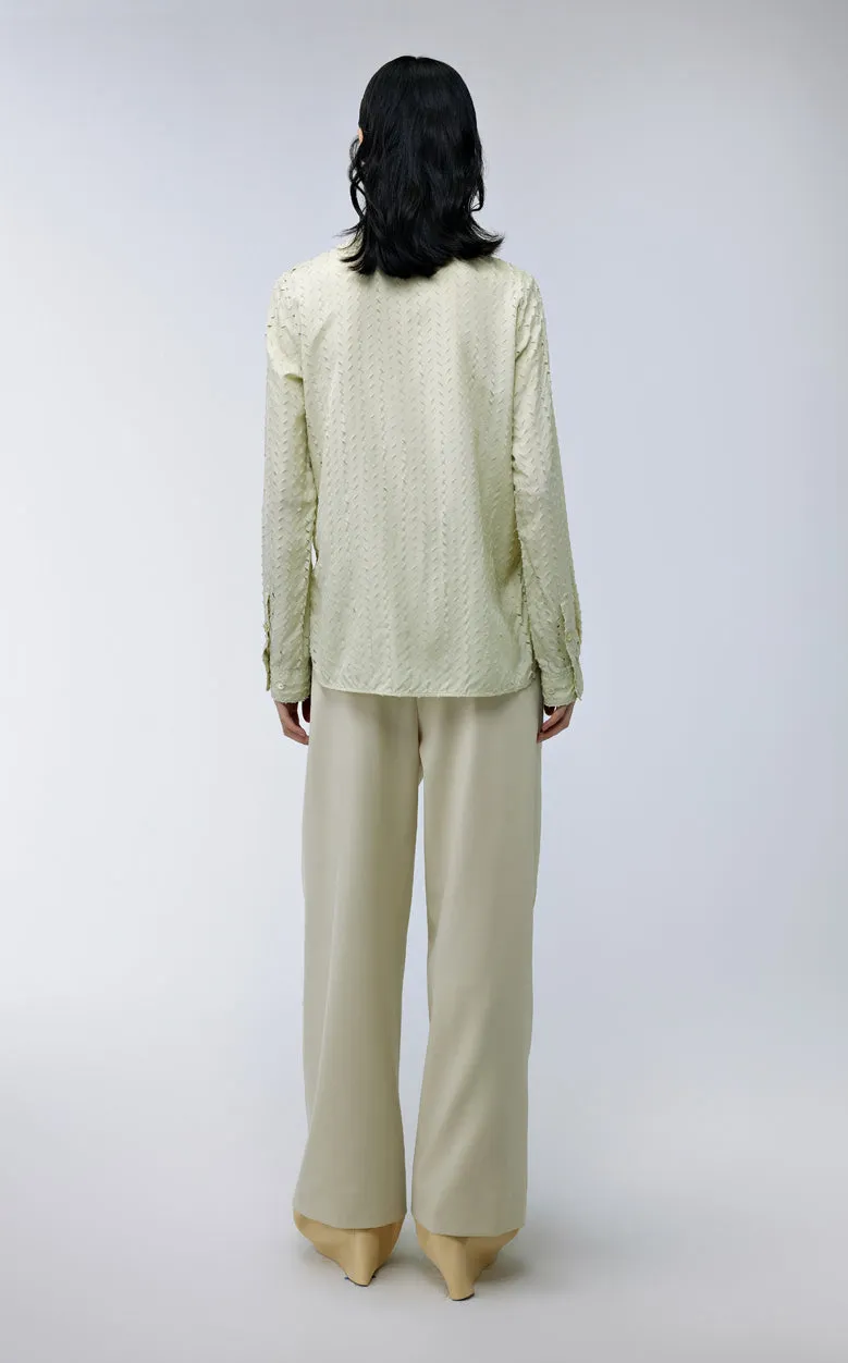 Shirt / JNBY Silk Long-sleeved Shirt(61% Viscose 39% Silk)