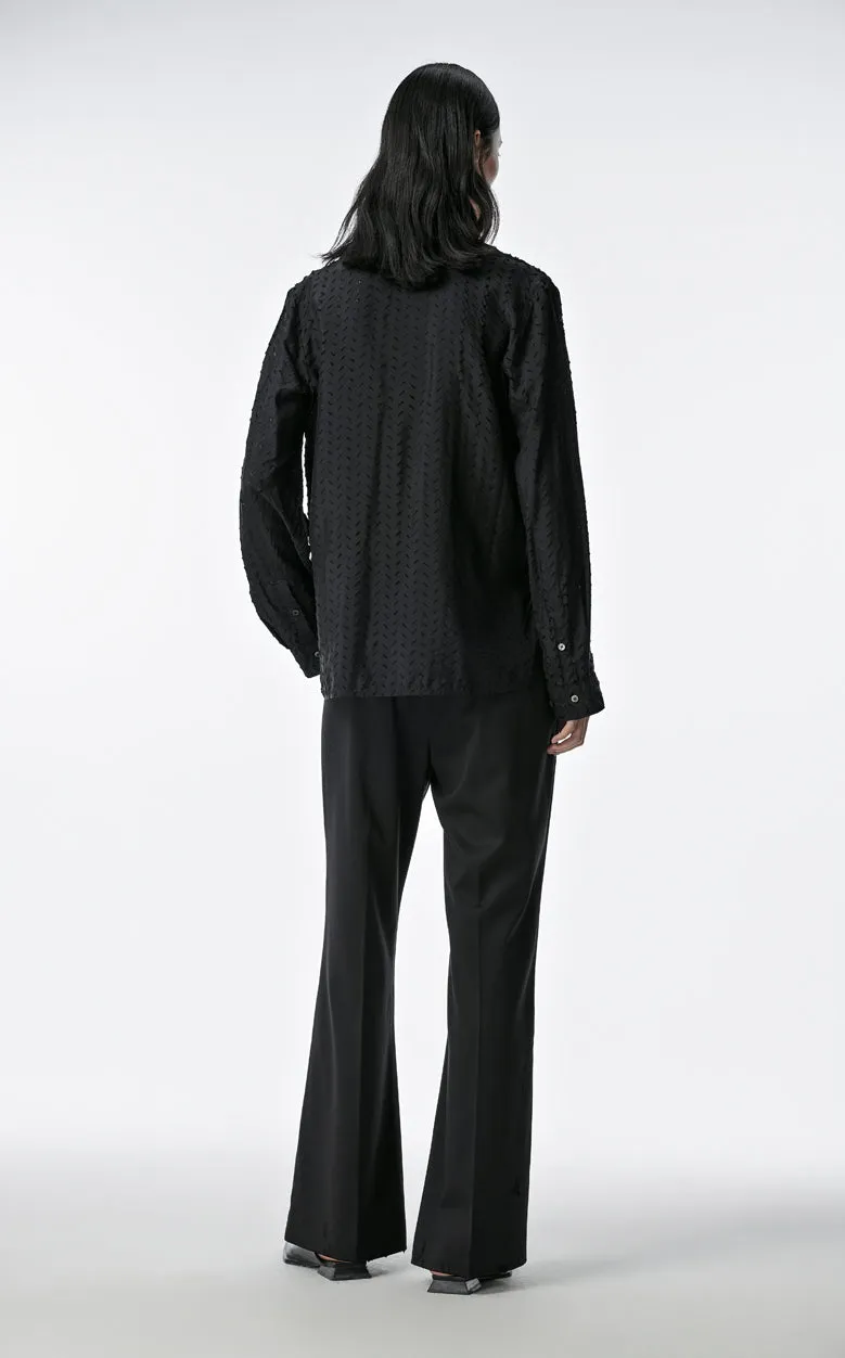 Shirt / JNBY Silk Long-sleeved Shirt(61% Viscose 39% Silk)