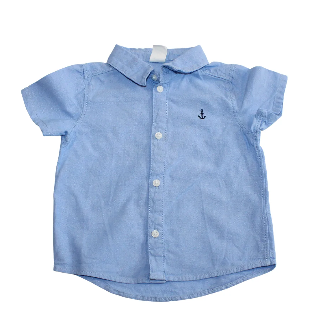 Short Sleeved Cotton Shirt