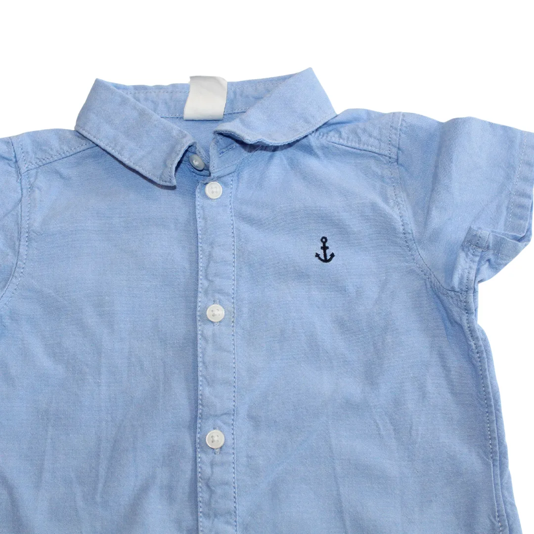 Short Sleeved Cotton Shirt
