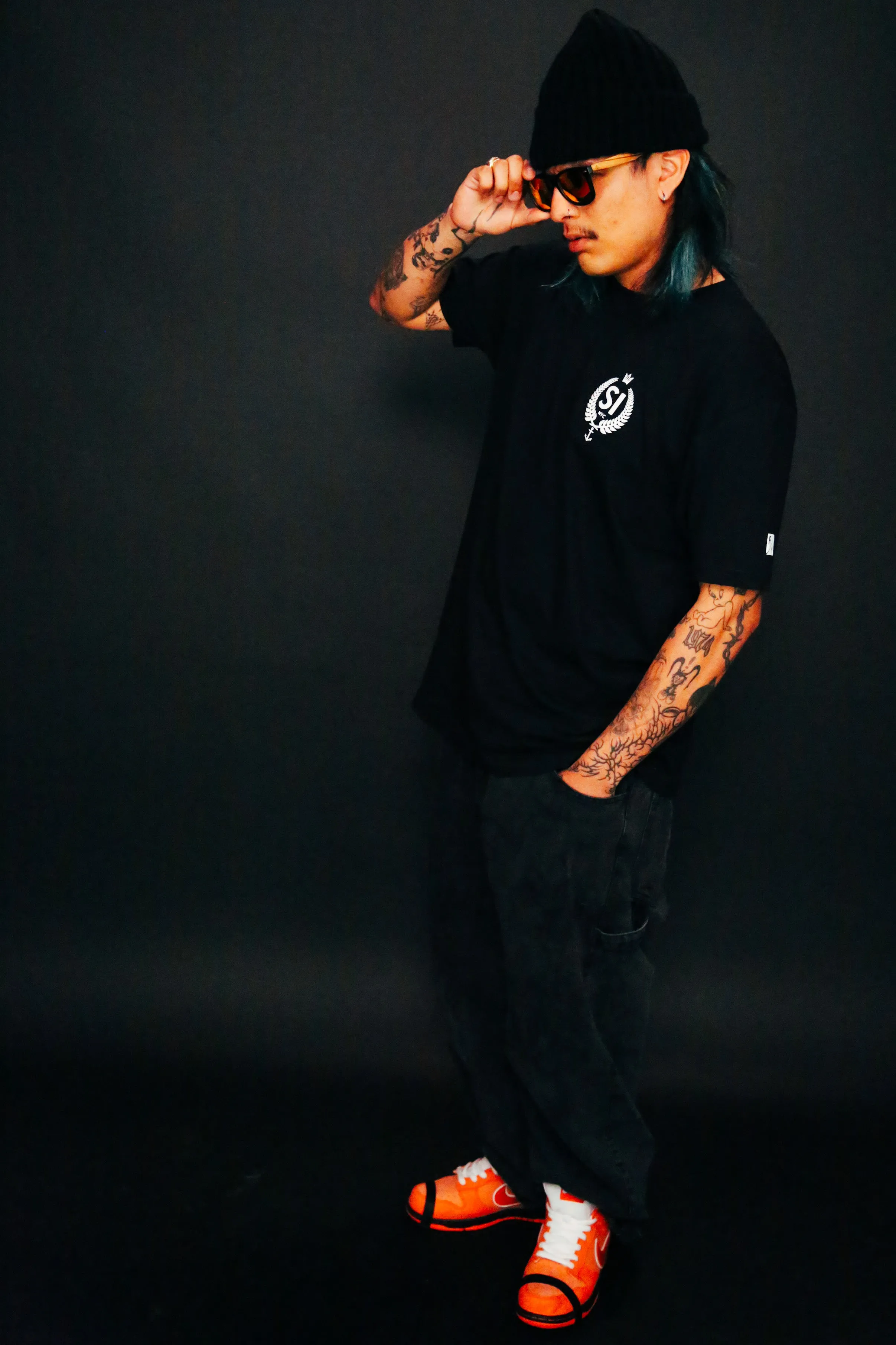 SI NYC Crest T - Black