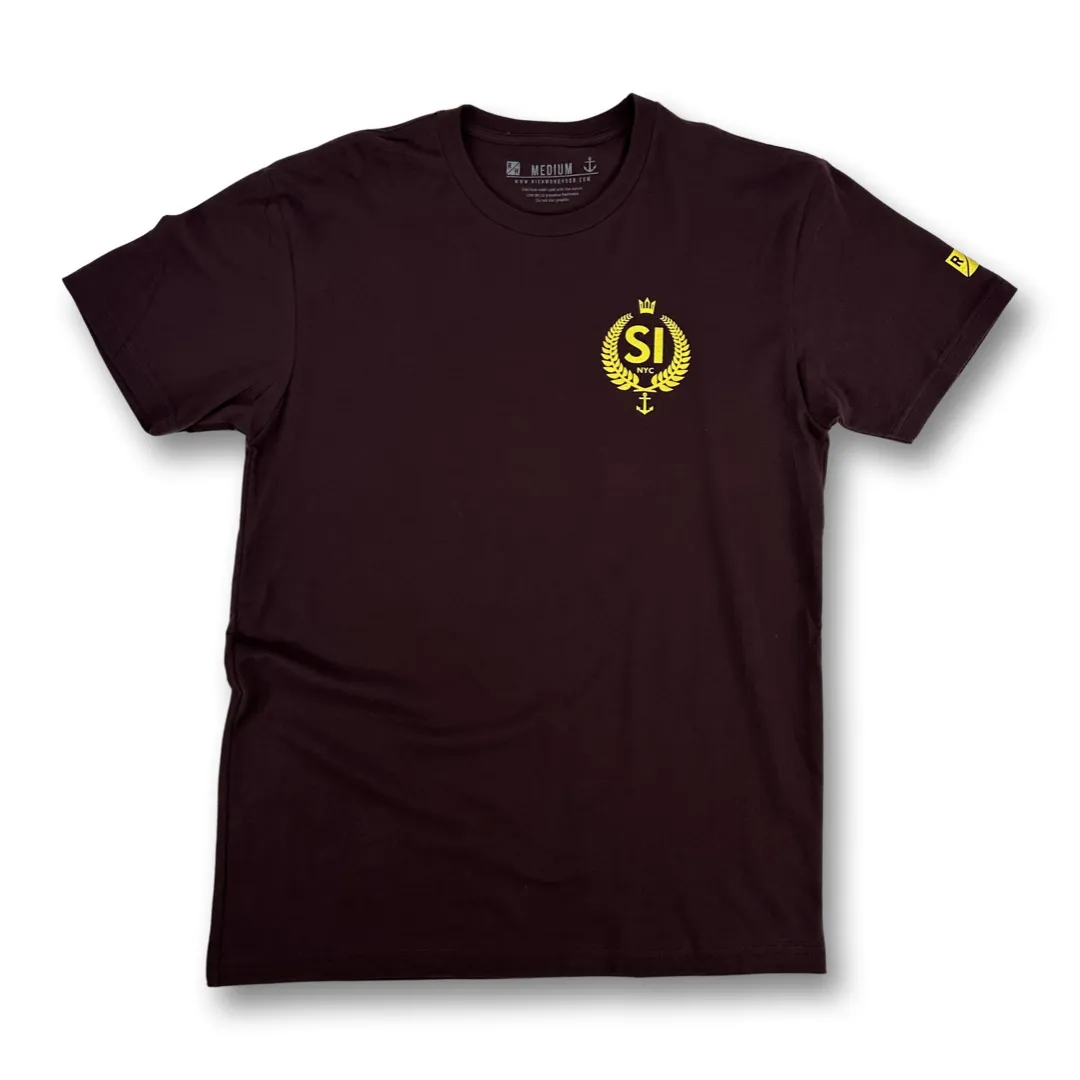 SI NYC Crest T - Oxblood