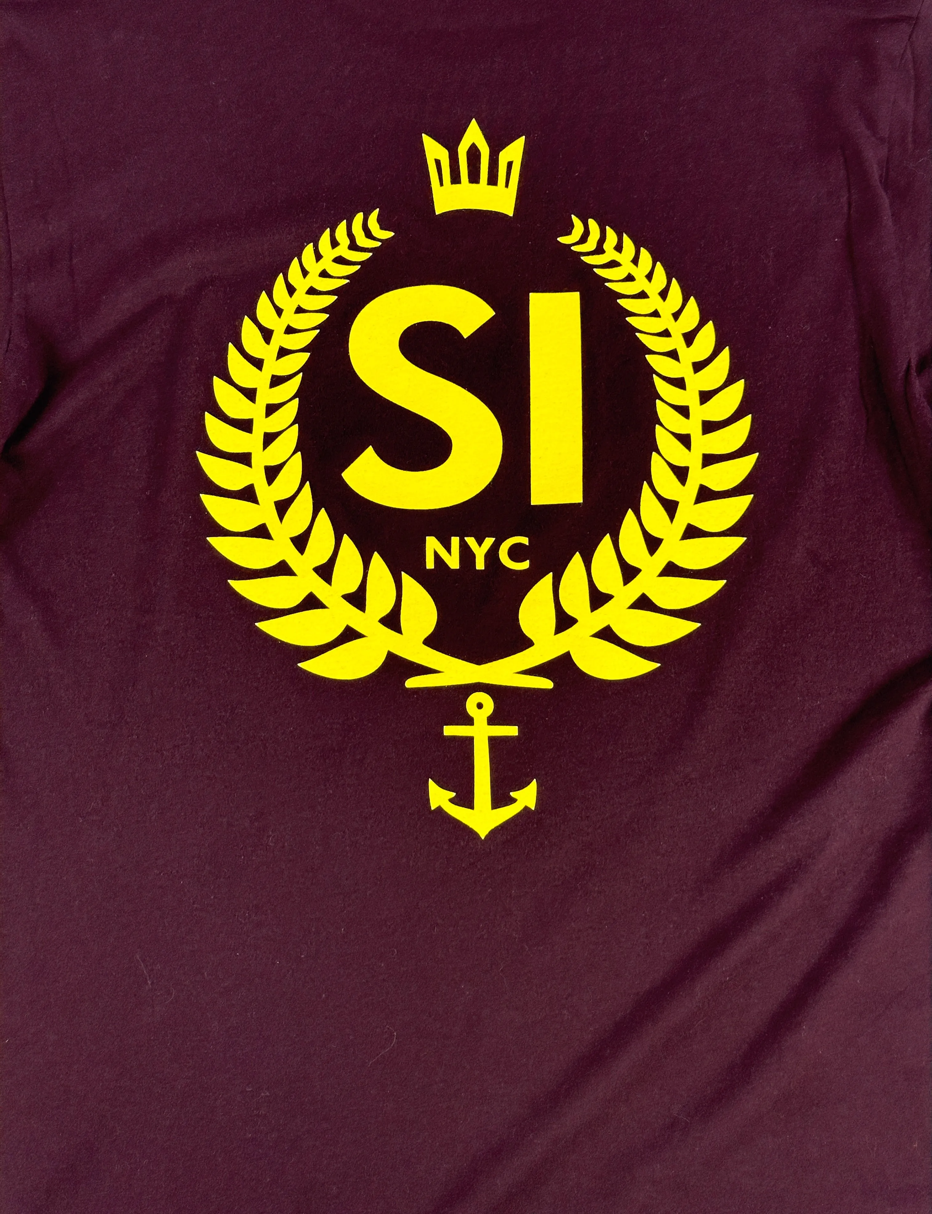 SI NYC Crest T - Oxblood