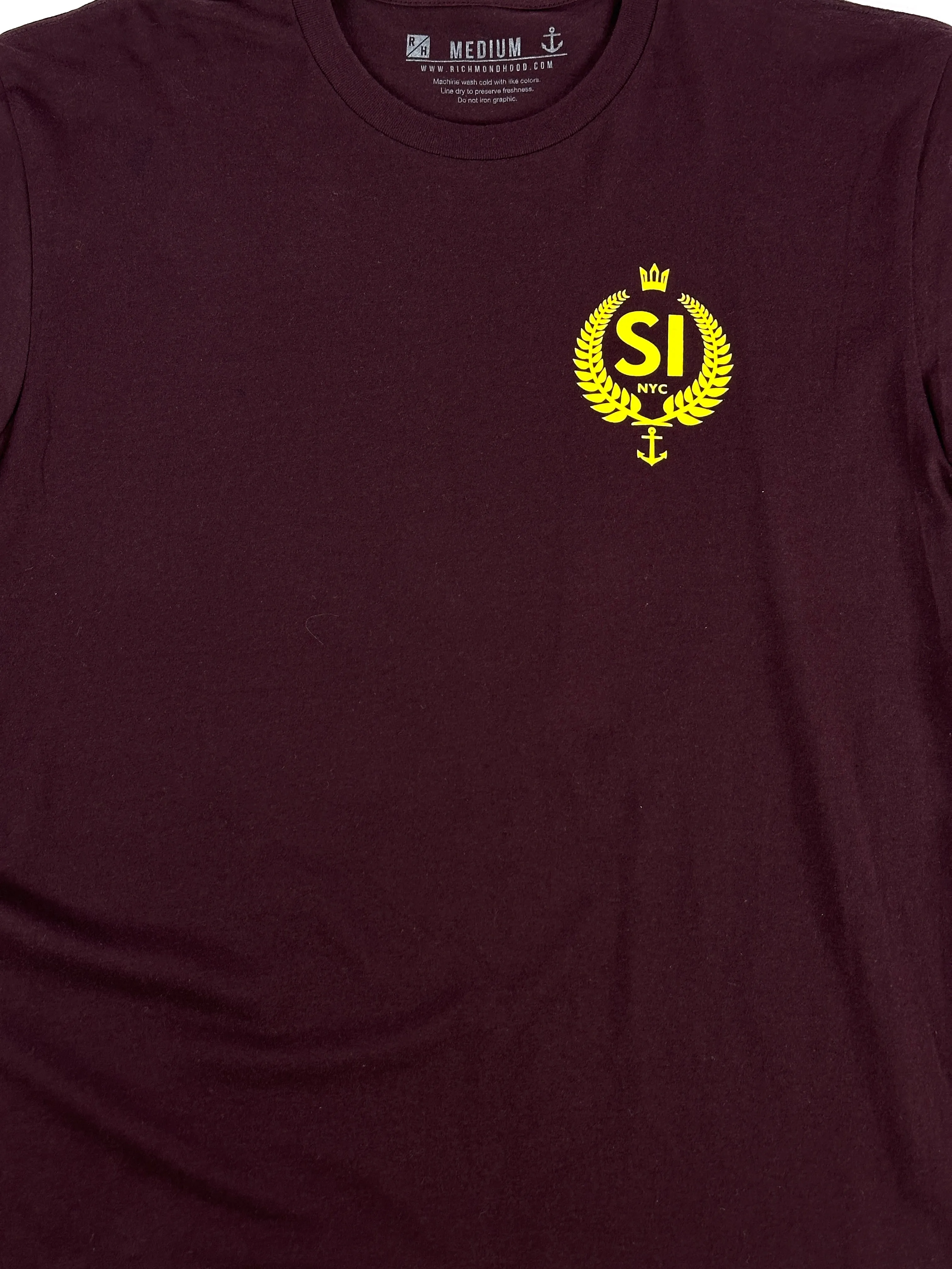SI NYC Crest T - Oxblood