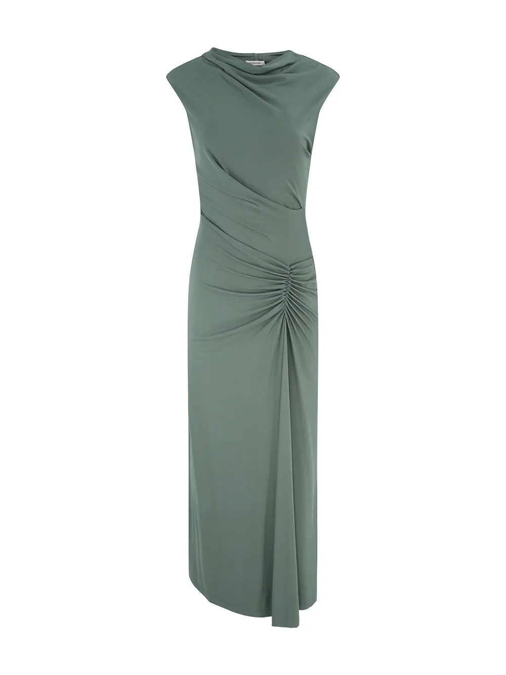 Simkhai Acacia Sleeveless Midi Dress in Botanical Green