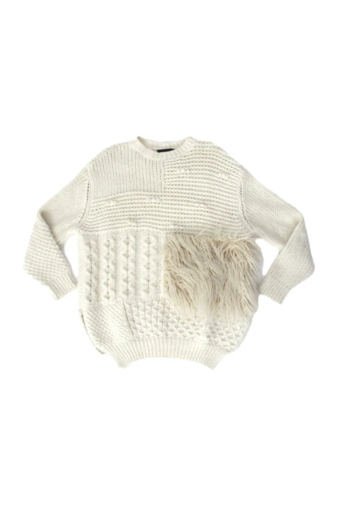 Simone Rocha Alpaca & Faux Fur Sweater