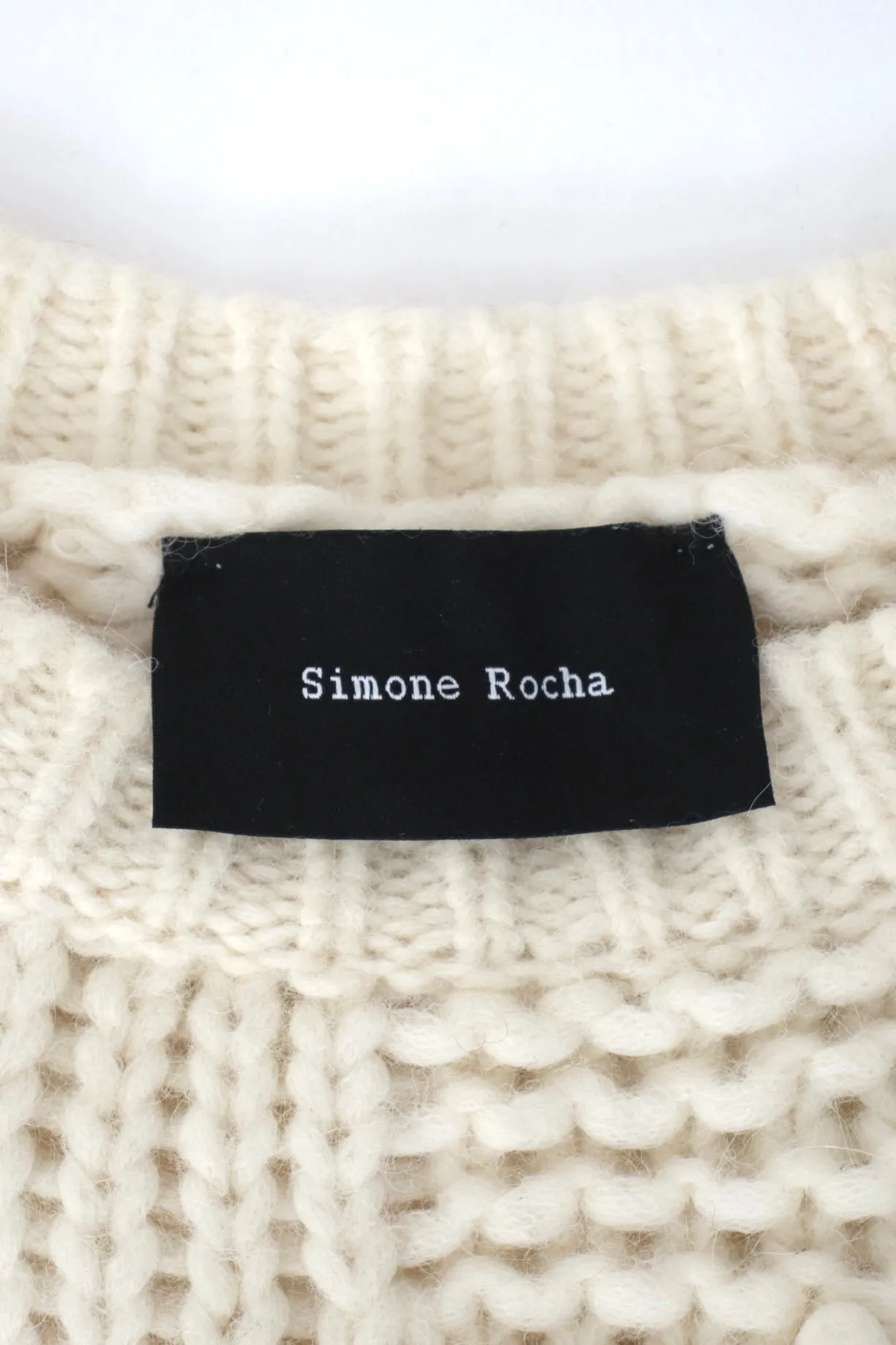 Simone Rocha Alpaca & Faux Fur Sweater