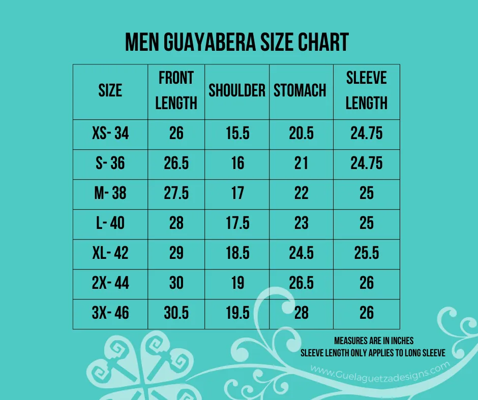 Single Blue Strip Guayabera - Linen Guayabera