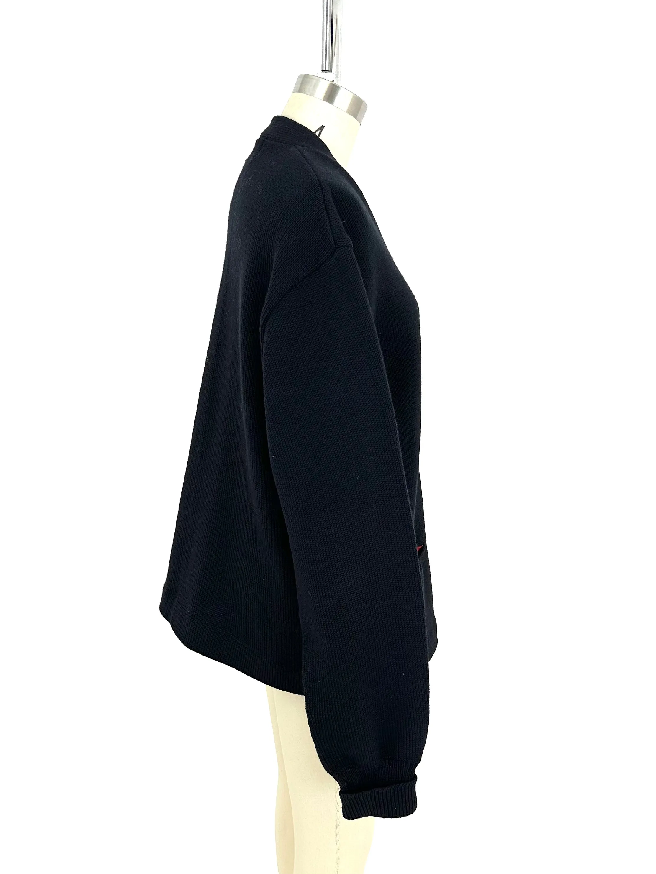 Skookum Letterman Virgin Wool Cardigan