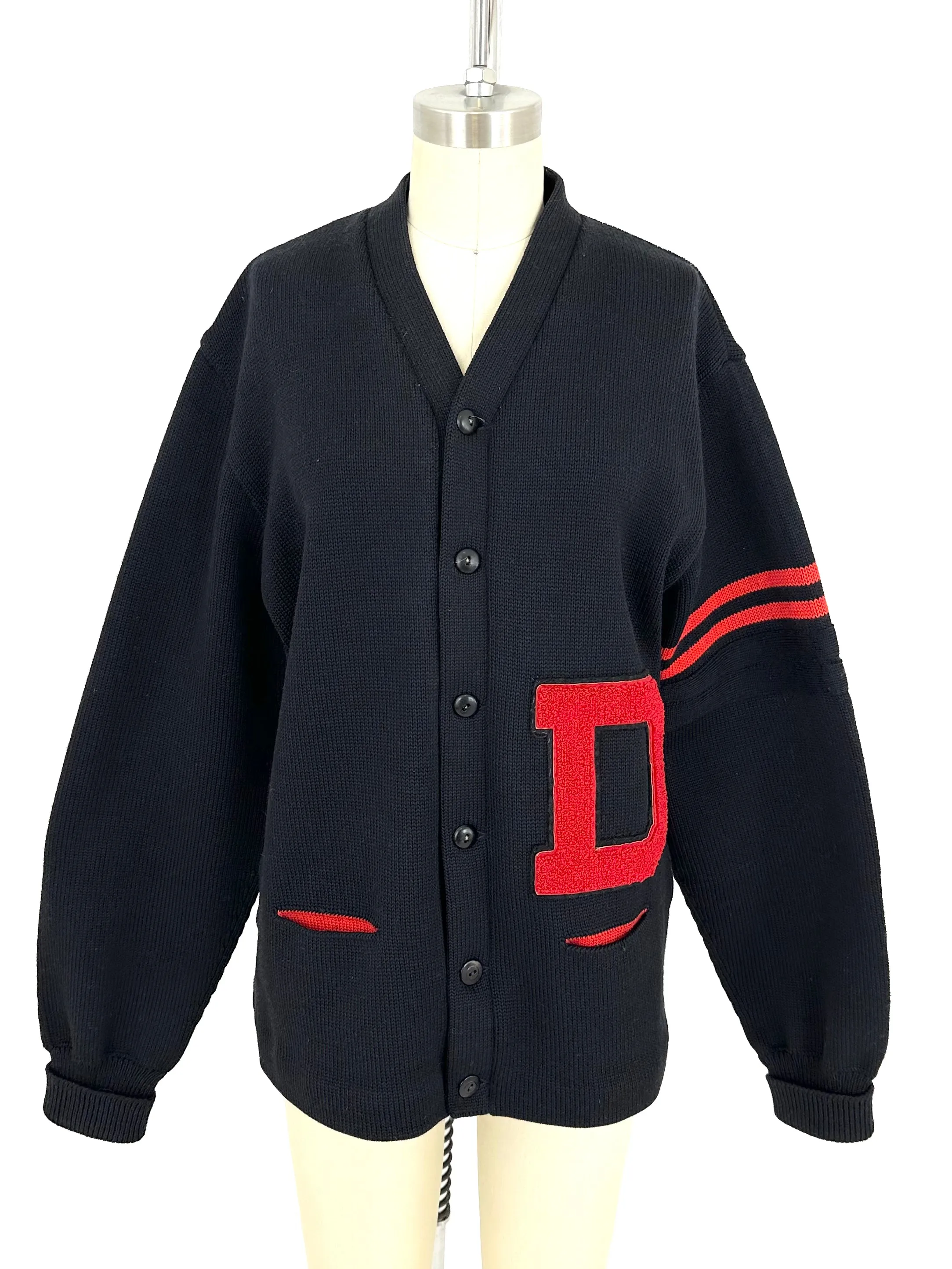 Skookum Letterman Virgin Wool Cardigan
