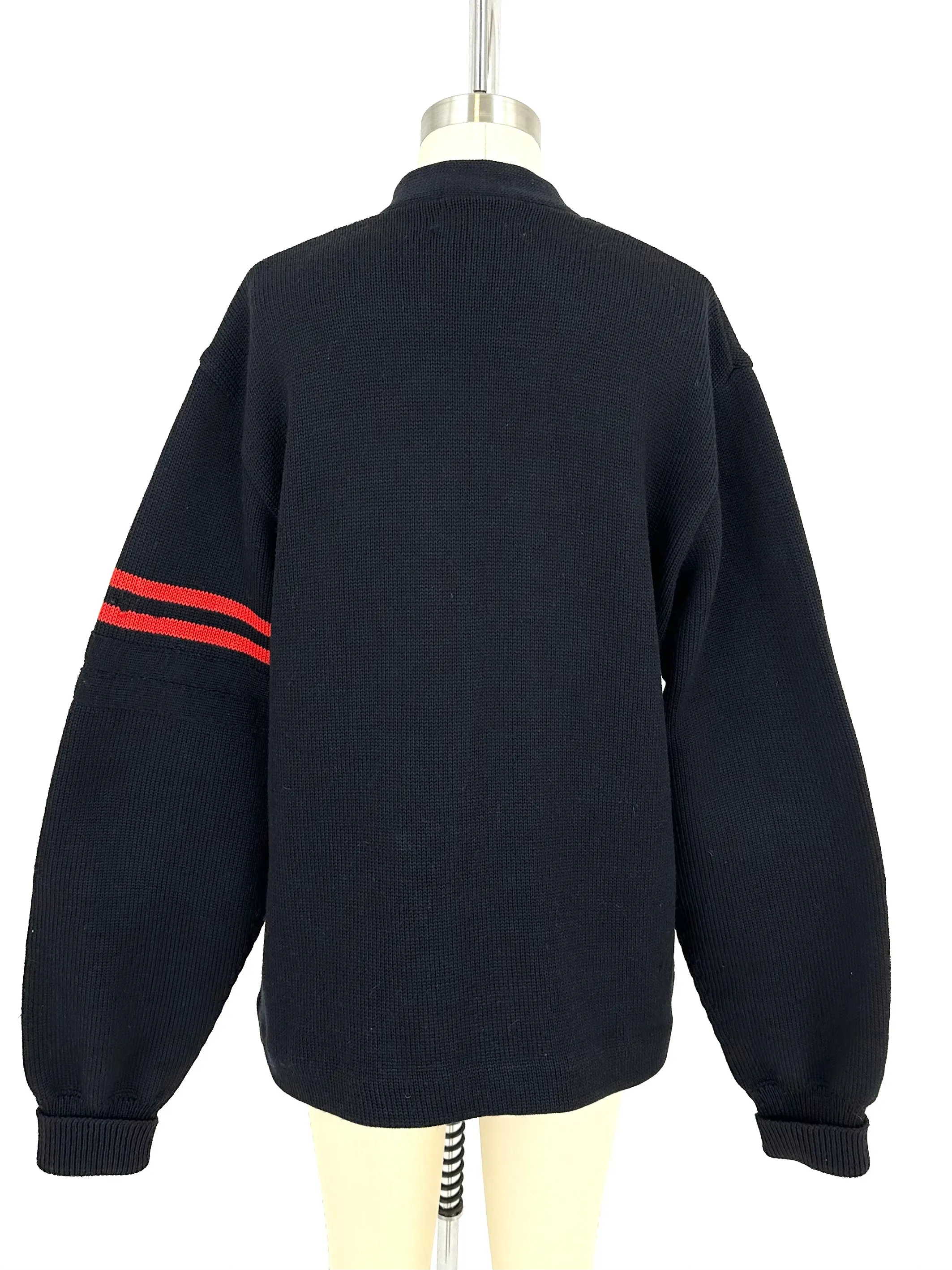 Skookum Letterman Virgin Wool Cardigan