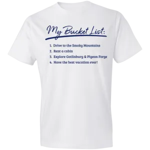 Smokies Bucket List - Men's Tee