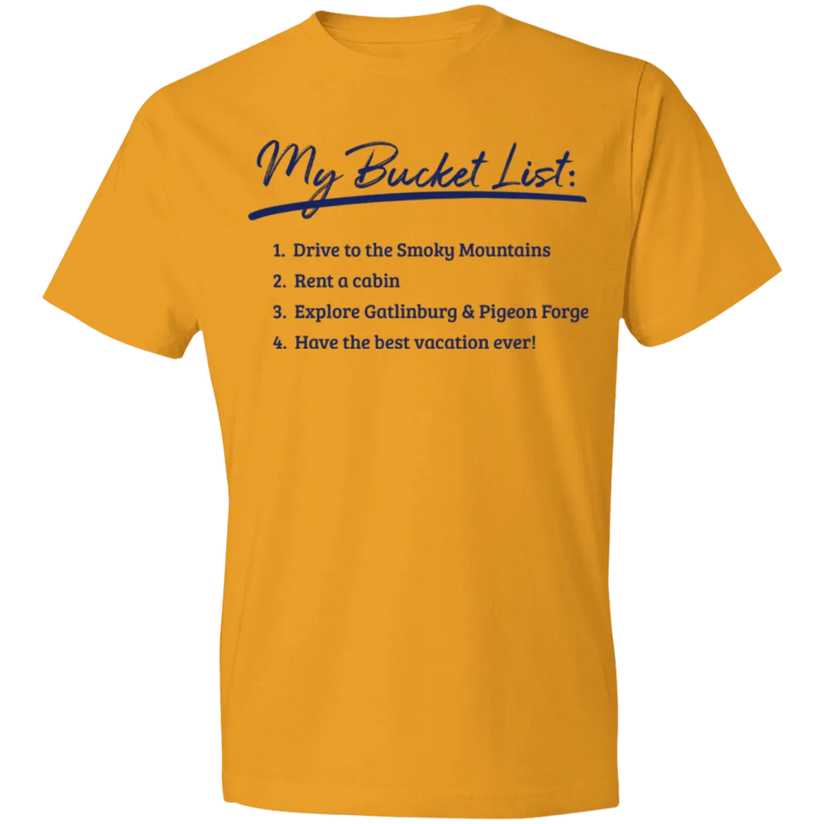 Smokies Bucket List - Men's Tee