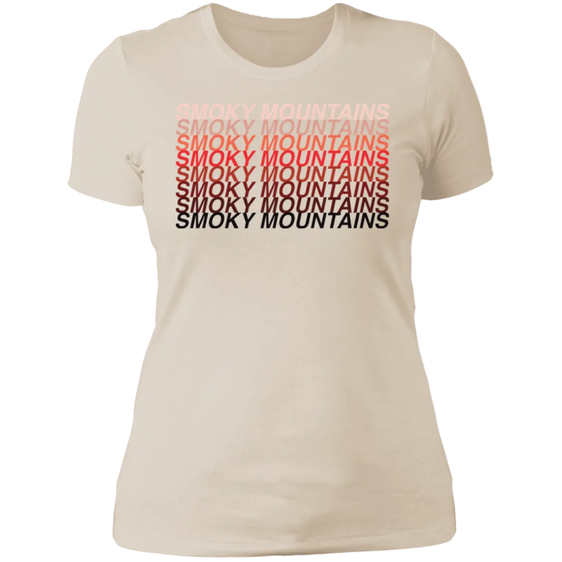 Smoky Mountains Red Ombre - Women's Tee