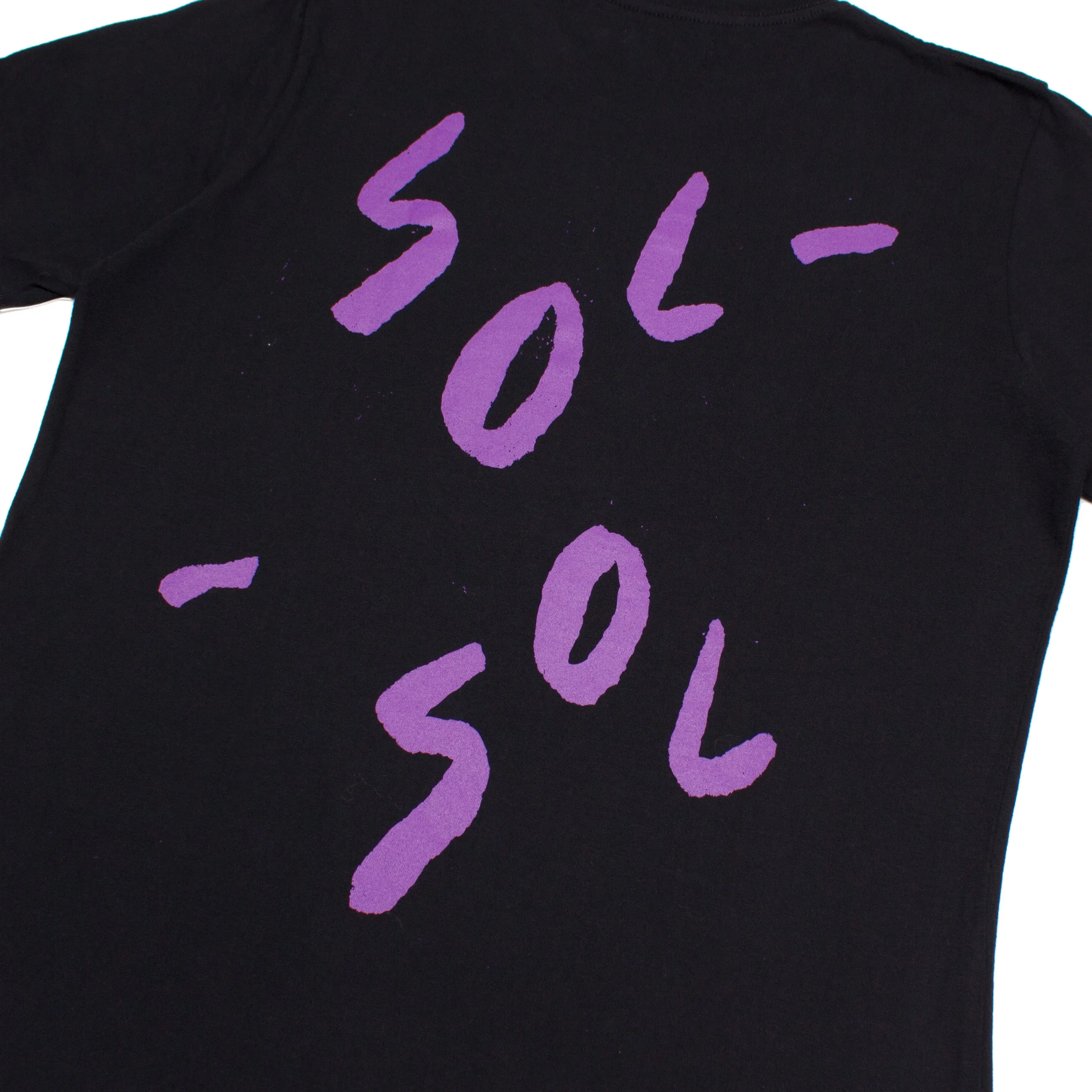 Sol Sol - Jumbled Logo T-Shirt - Black/Purple