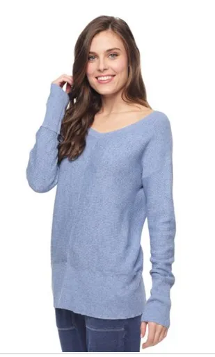 Splendid Whitney Sweater Pullover | Chambray | Sale