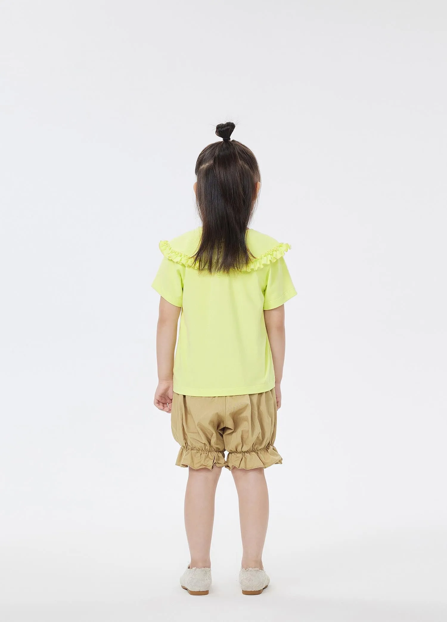 T-Shirt / jnby by JNBY Laced Collar Short Sleeve T-Shirt