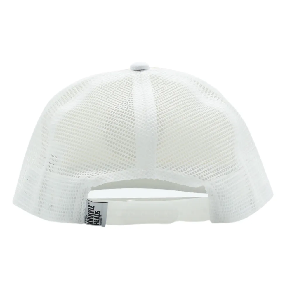 Tan Checks Trucker Hat