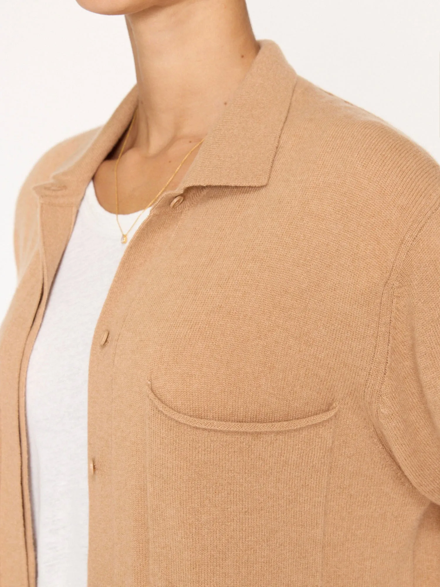The Andre Luxe Cashmere Shacket