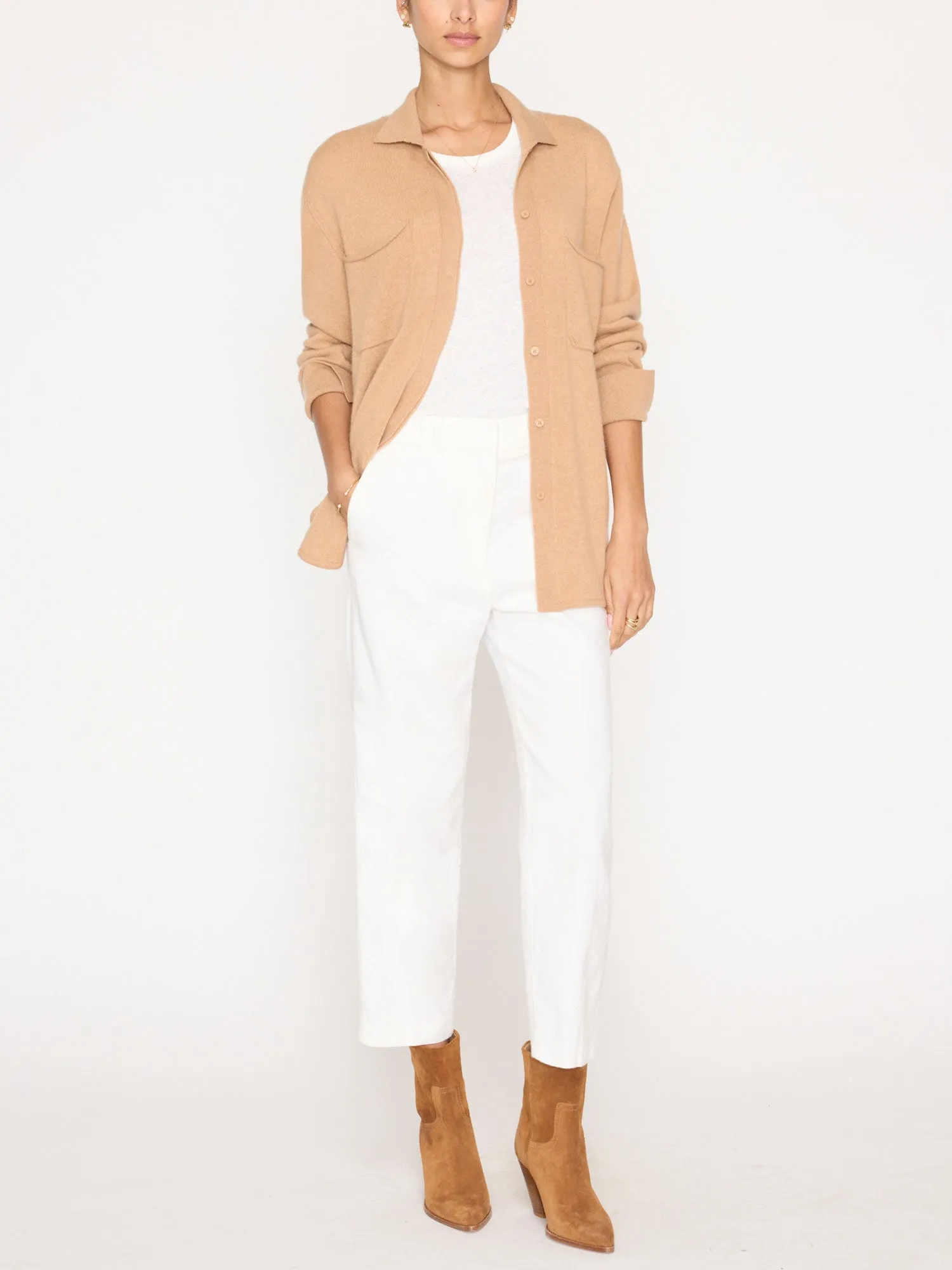 The Andre Luxe Cashmere Shacket