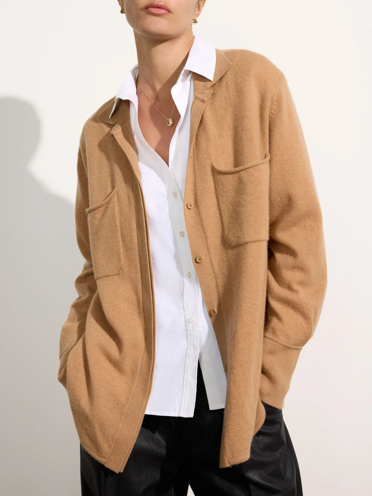 The Andre Luxe Cashmere Shacket