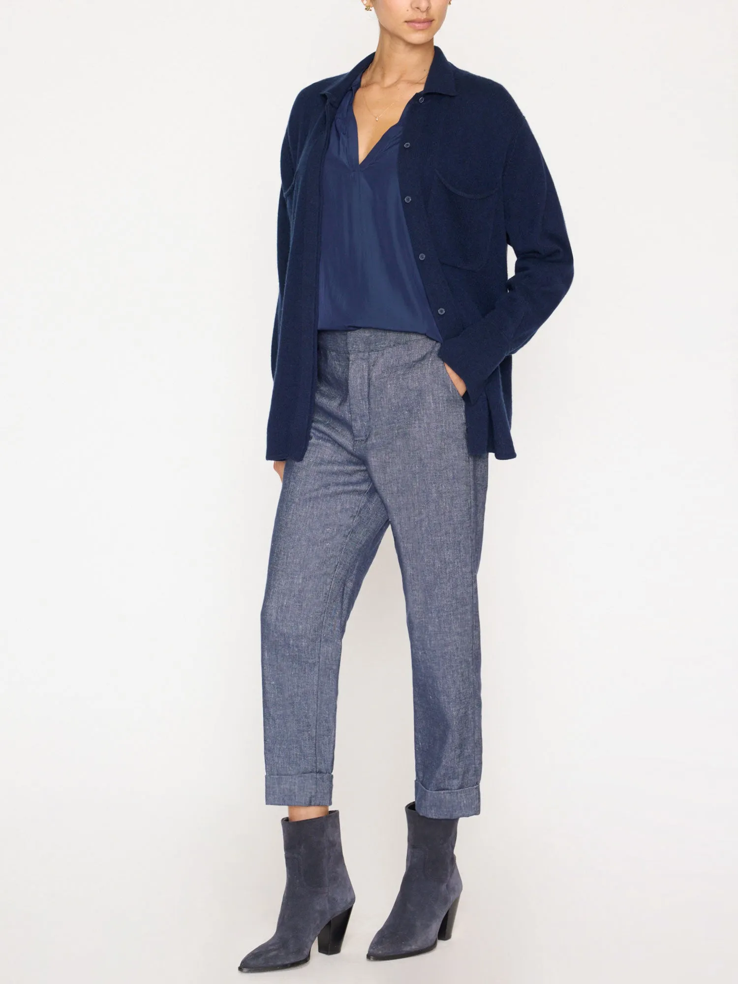 The Andre Luxe Cashmere Shacket