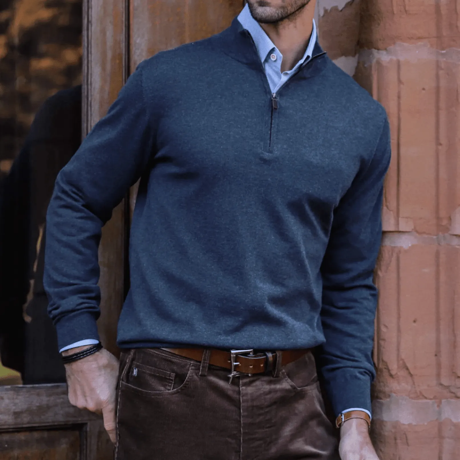 The Cadet Blue Easterley Pullover Sweater