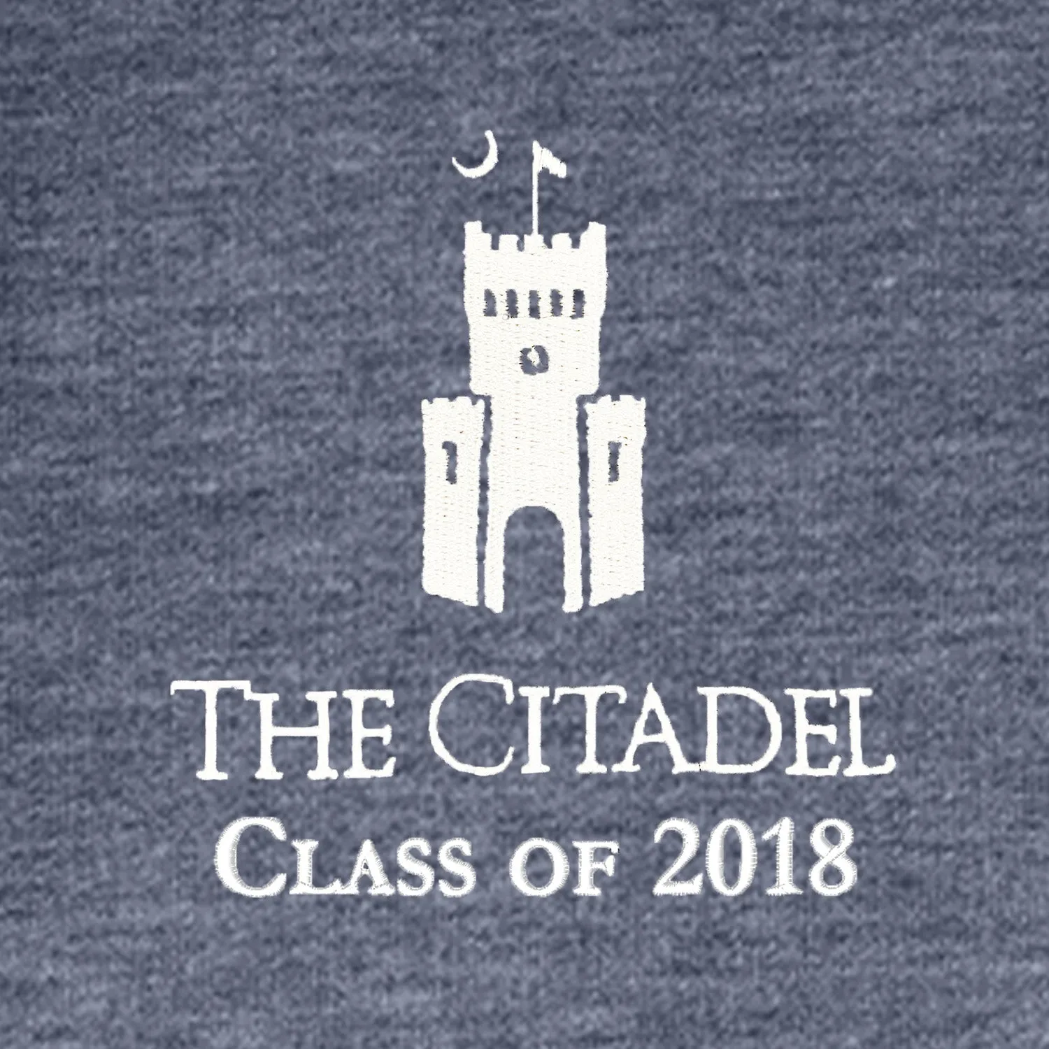 The Citadel, Class of 2018, Barracks, Ladies Fleece Full-Zip Hooded Jacket