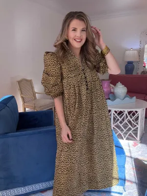 The Fed Dress- Leopard