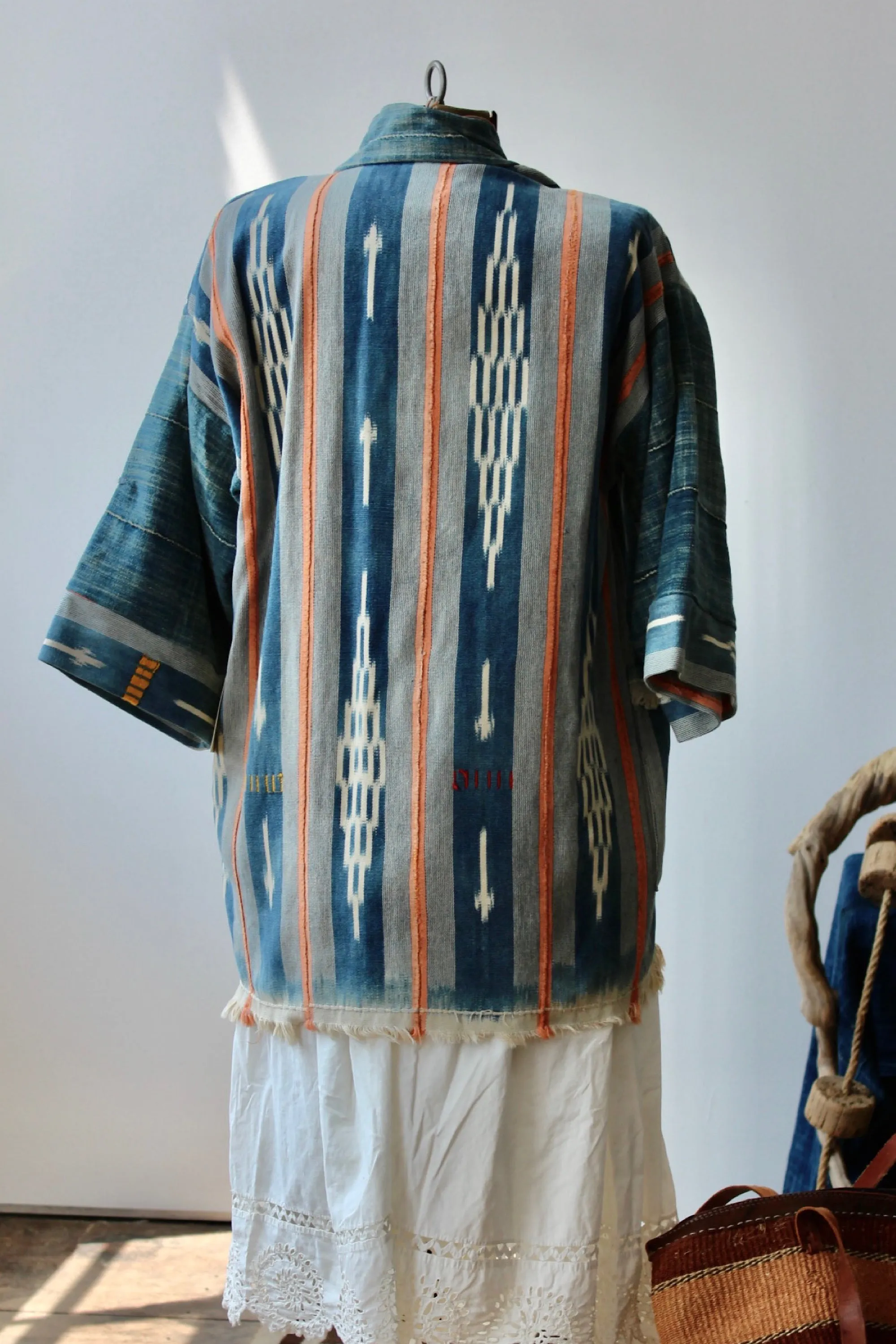 THF22 The Highlands Foundry Indigo Ikat Haori jacket