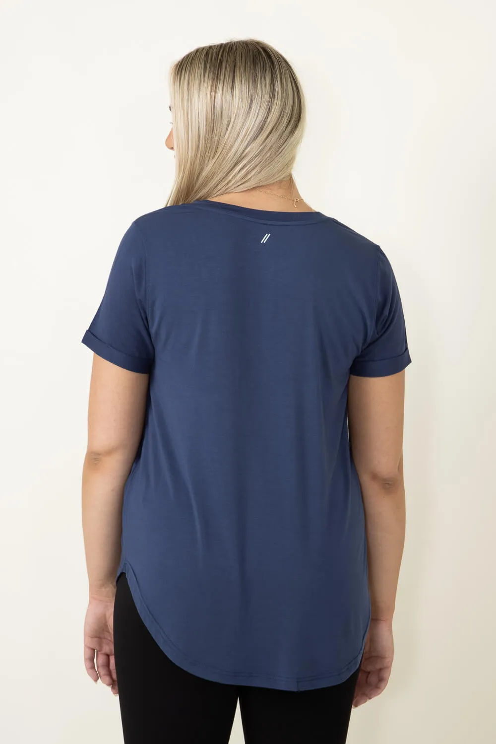 Thread & Supply Recreation T-Shirt for Women in Navy | T1440LZMTS-NAVY