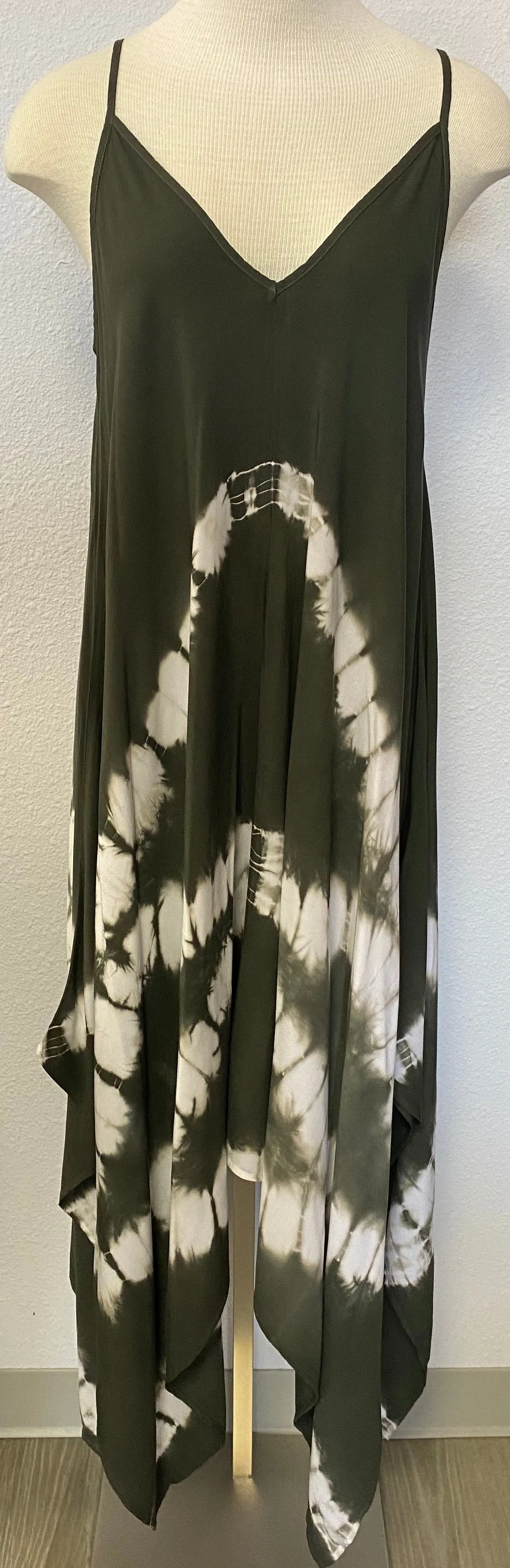 TIE DYE SHARK BITE DRESS