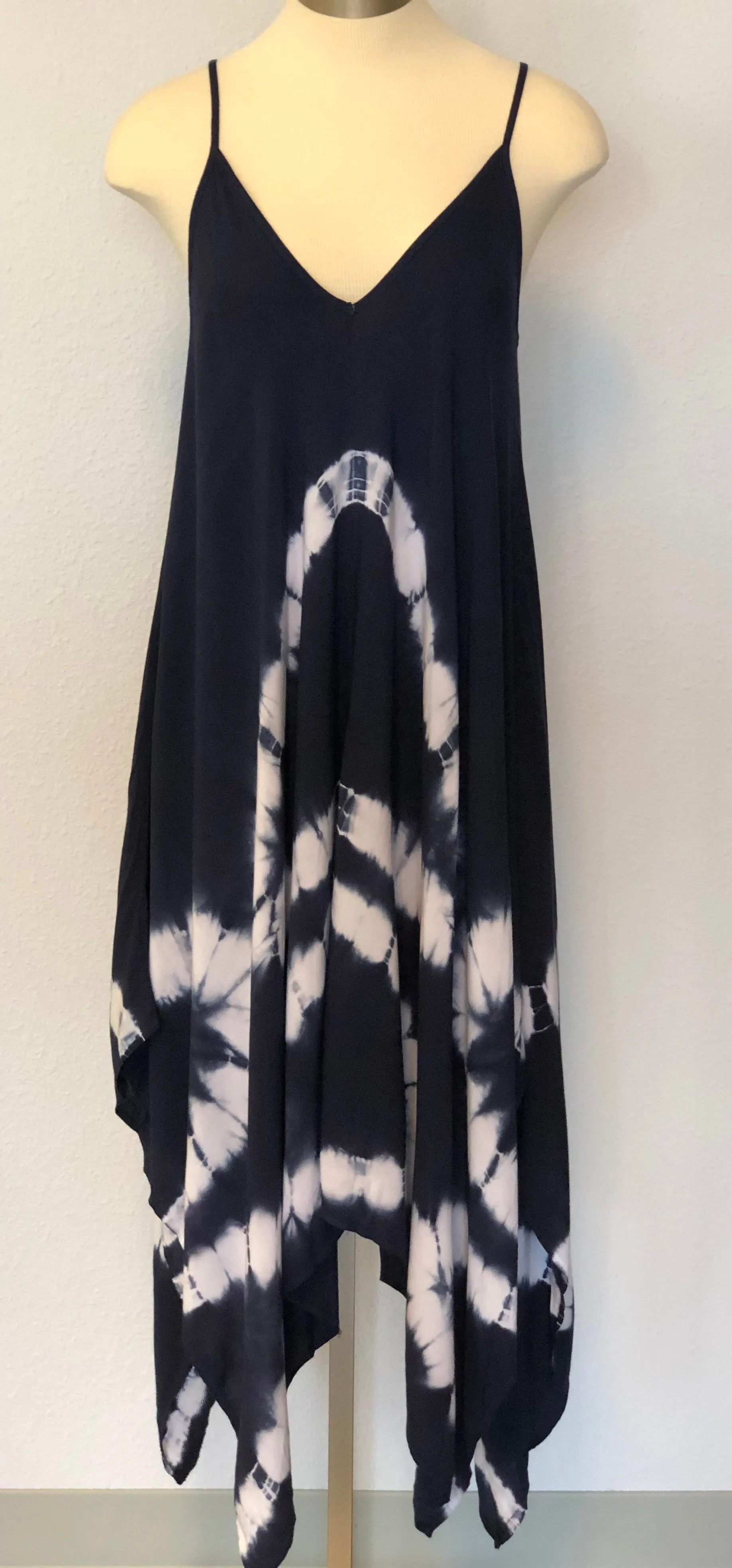 TIE DYE SHARK BITE DRESS