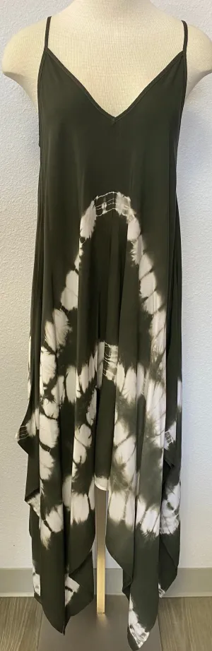 TIE DYE SHARK BITE DRESS
