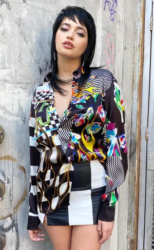 Unisex Vroom Silk Shirt
