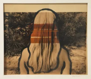 Untitled (Back of Diane, paint strokes across figure)