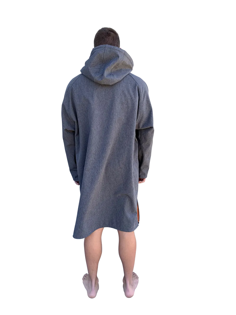 VAIKOBI BEACH COAT - GREY/ORANGE