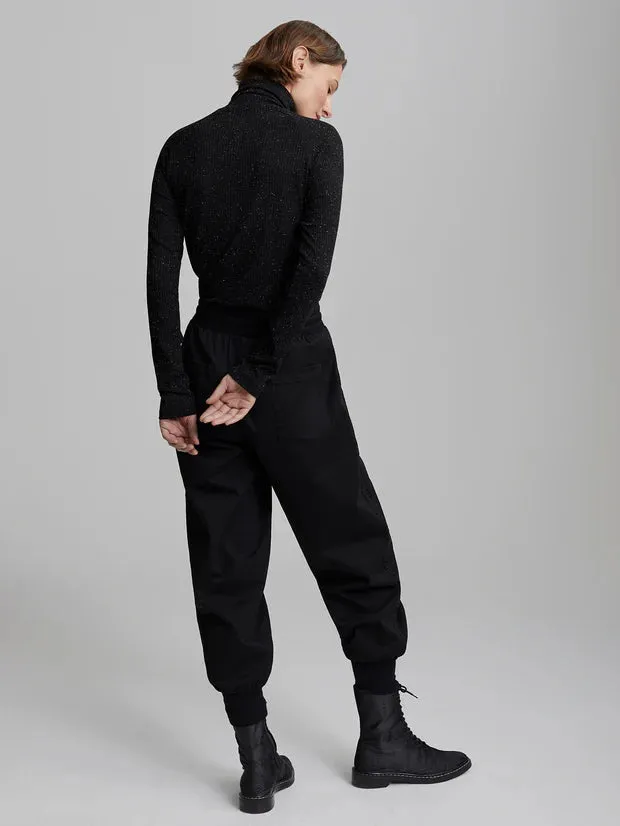 Varley | Roya Rollneck Long Sleeve Tee {Black   Egert}