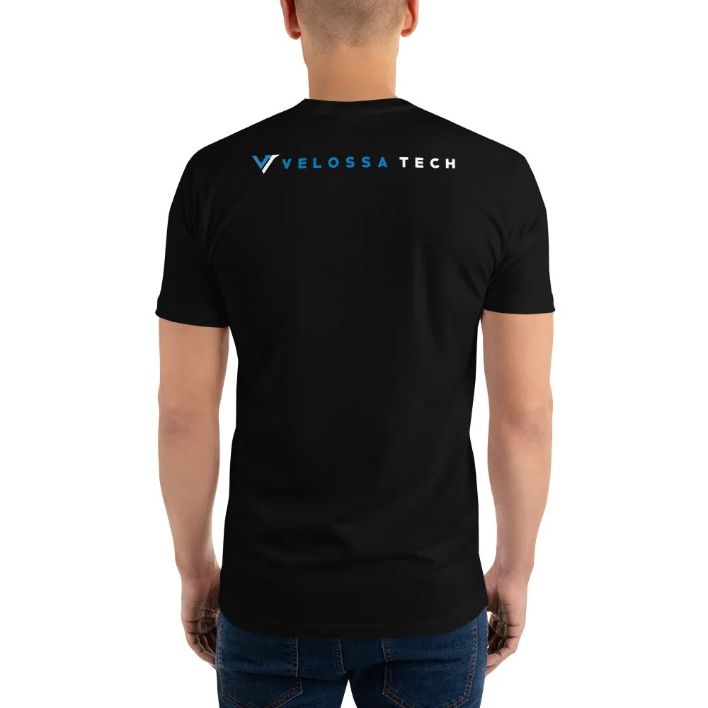 Velossa Tech White Logo Short-Sleeve Shirt
