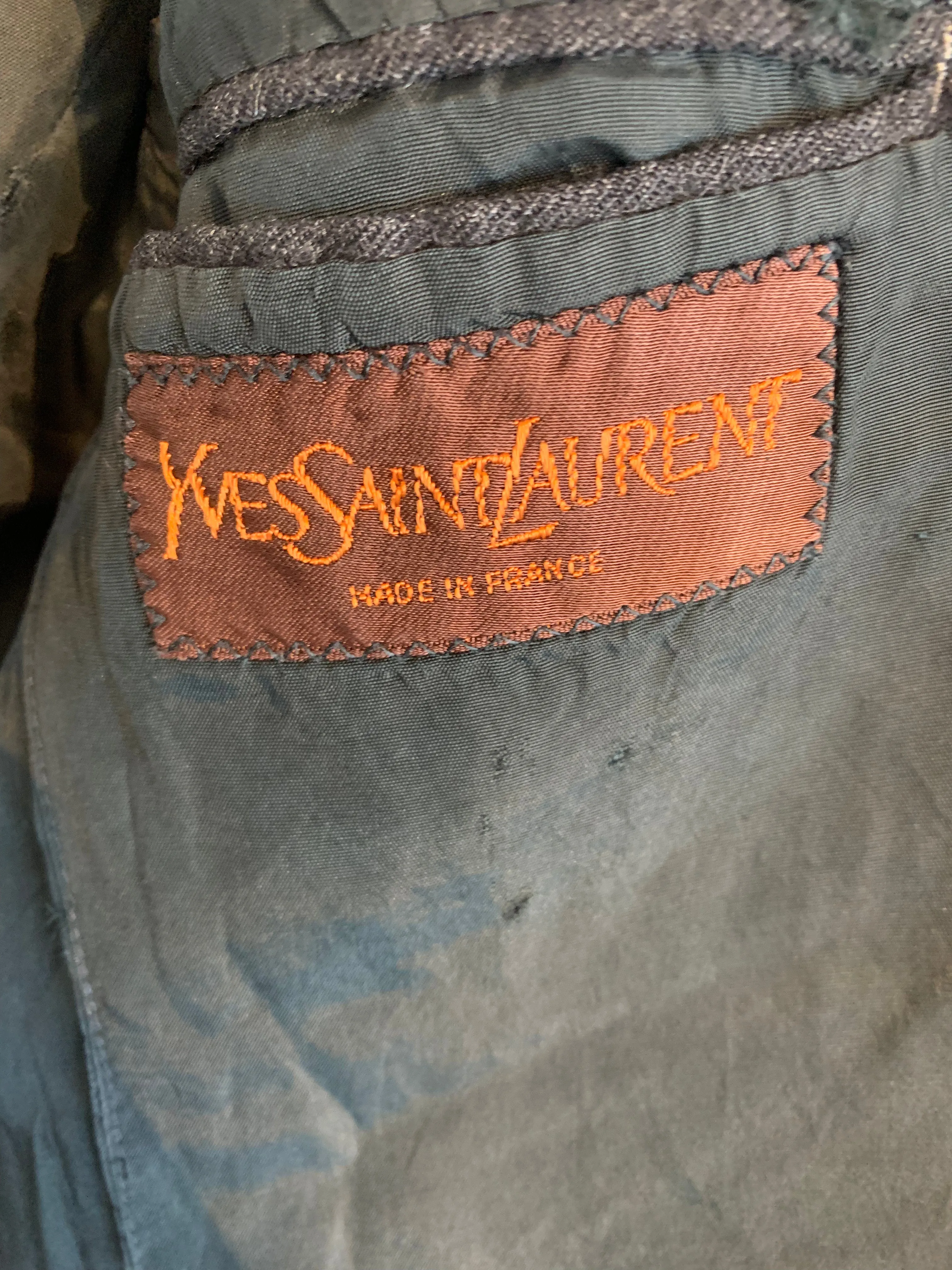 Vintage YSL Yves Saint Laurent Striped Jacket