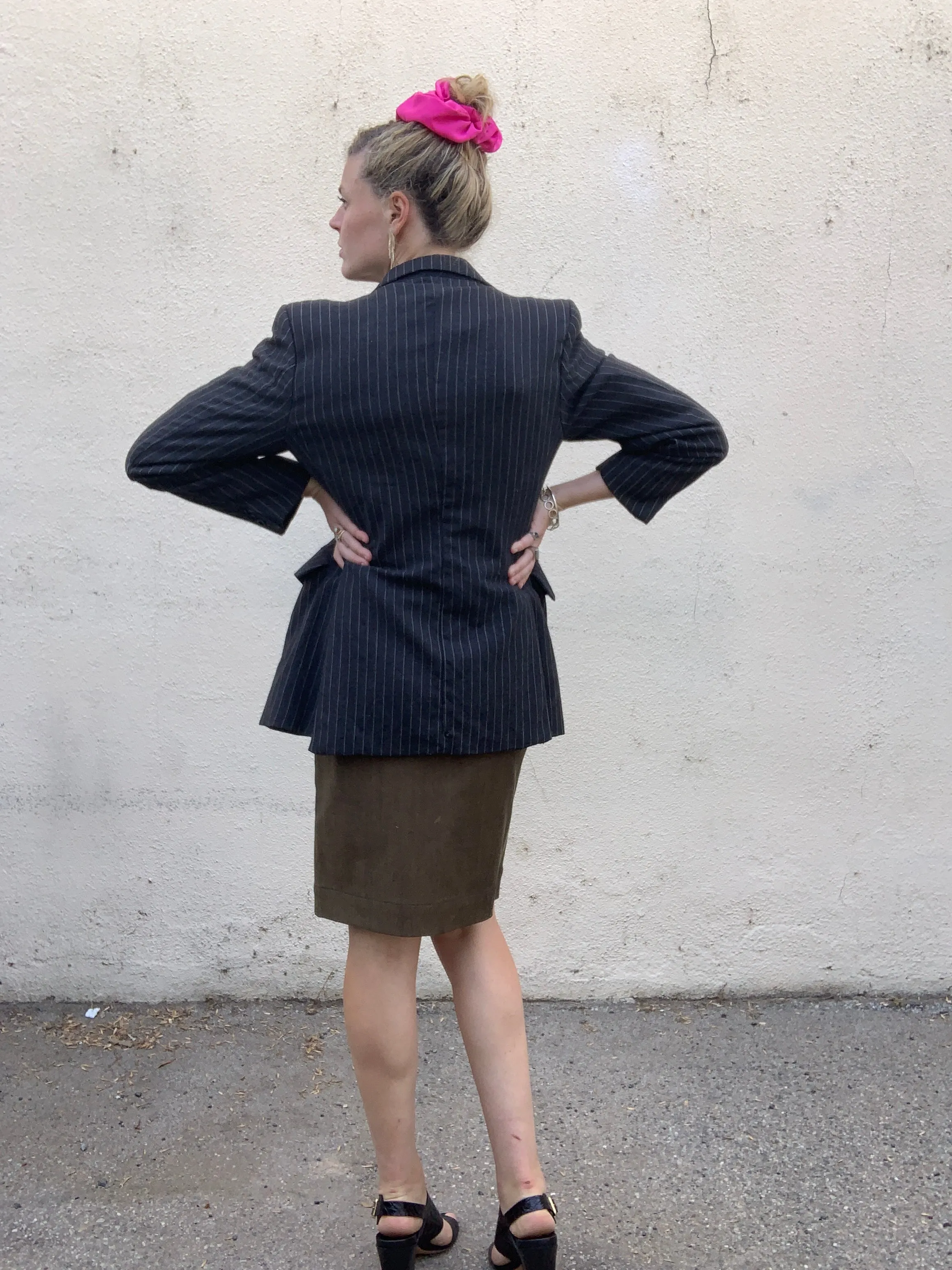Vintage YSL Yves Saint Laurent Striped Jacket