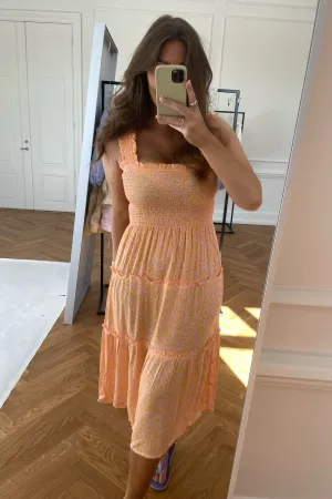 VMJenny Smock Kjole - Orange