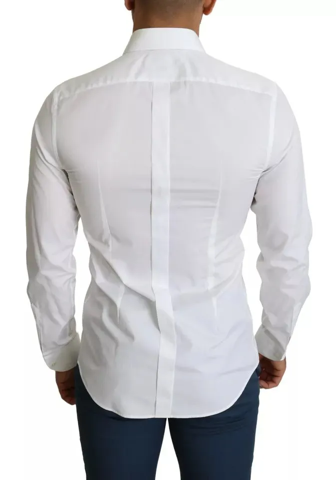 White Formal Tuxedo Dress GOLD Shirt