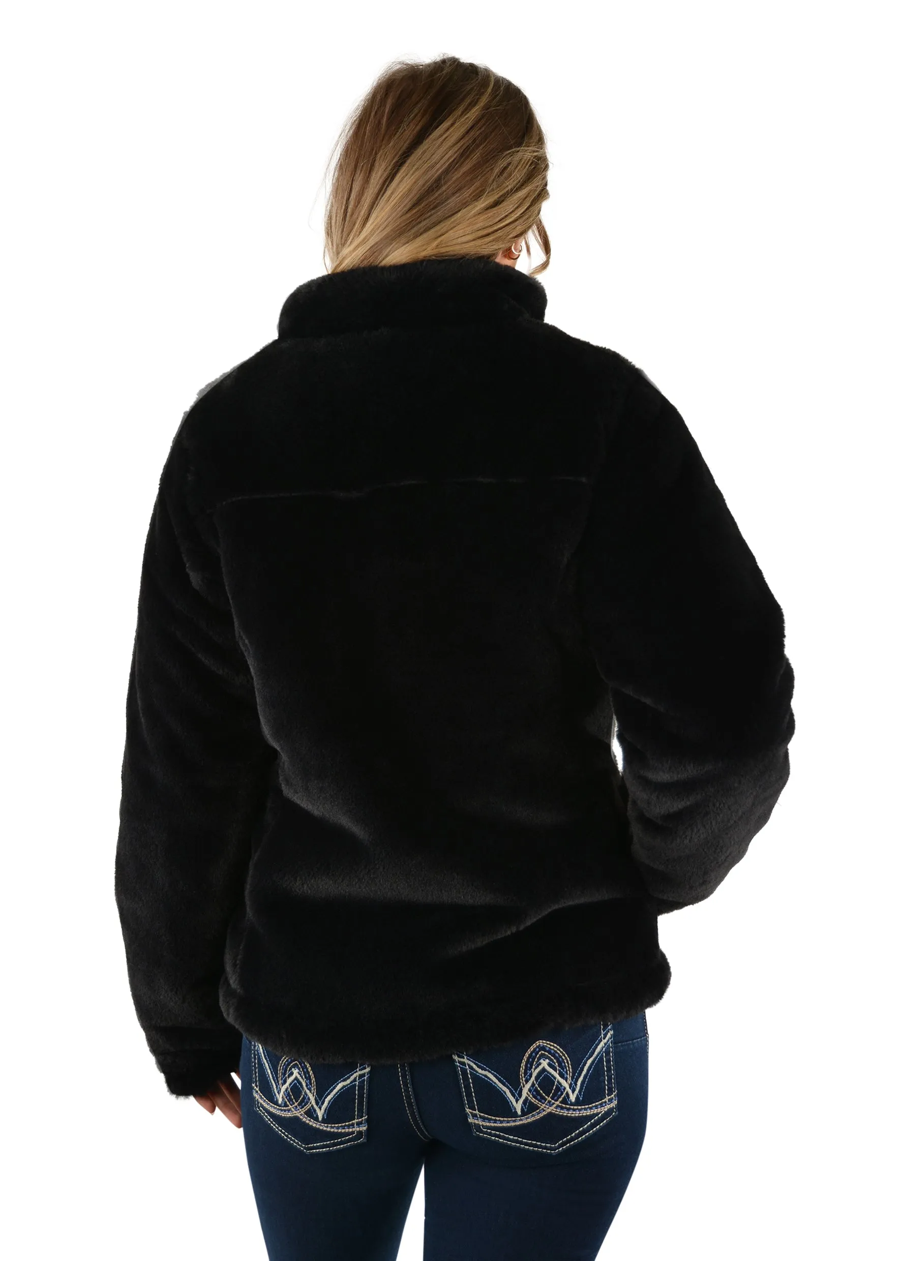 Wrangler Carrie Reversible Ladies Jacket Olive Black
