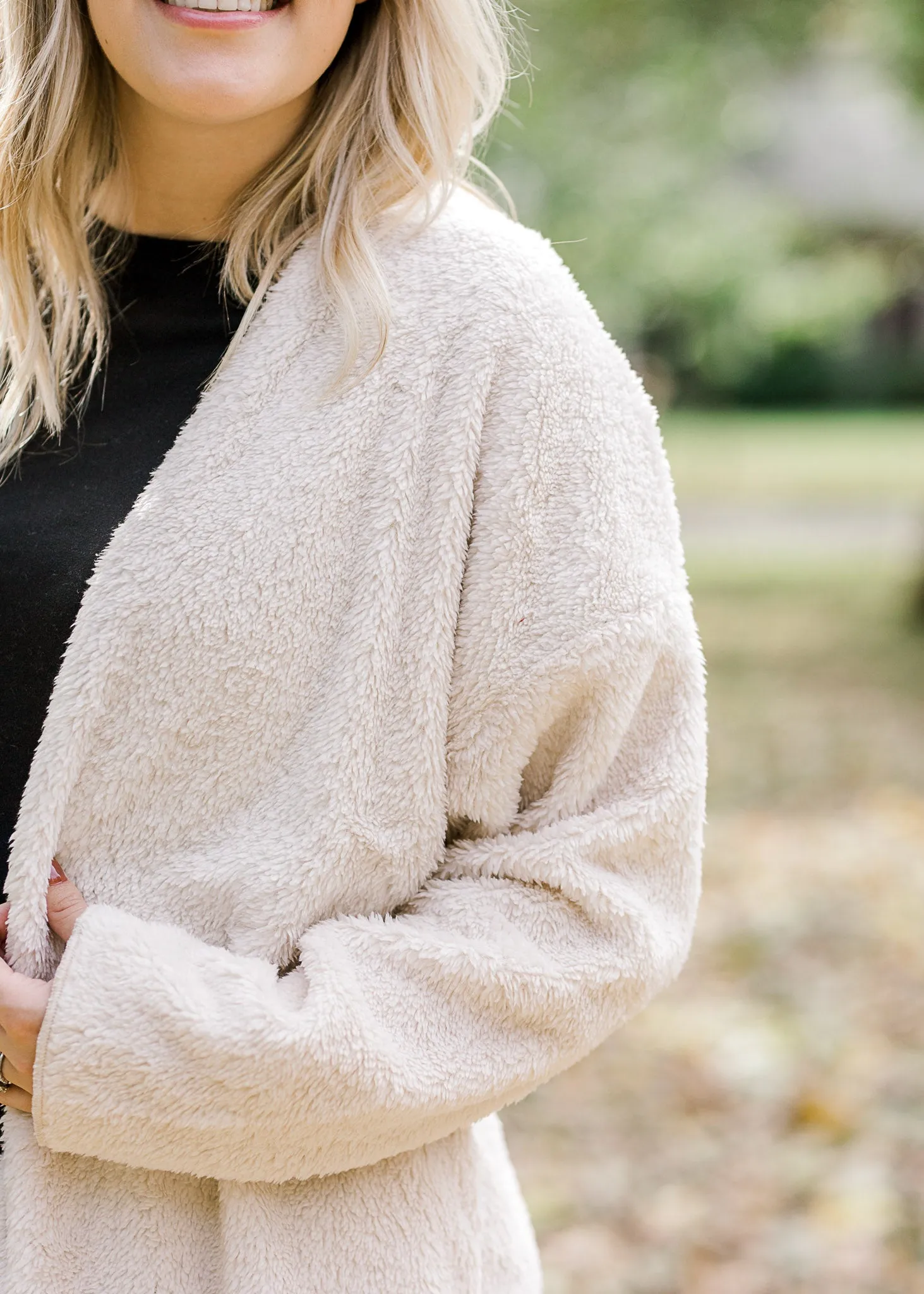 X Snuggle Me Cream Cardigan