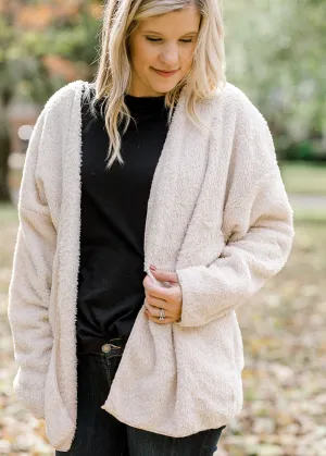 X Snuggle Me Cream Cardigan